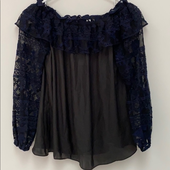 Parker Embroidered Off-The-Shoulder Top - Picture 3 of 9